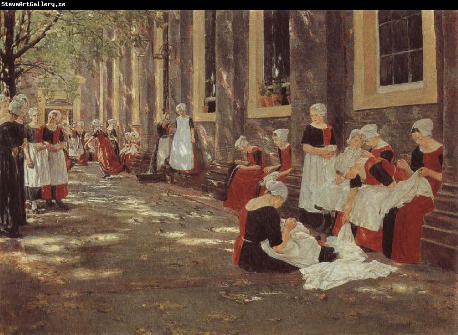 Max Liebermann The Orphanage at Amsterdam